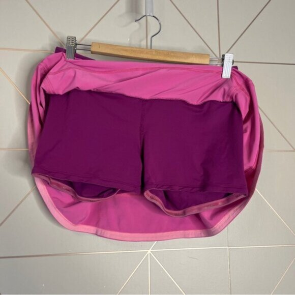 Lululemon Pace Rival Skirt Skort II Pink Paradise Regal Plum - Picture 4 of 8